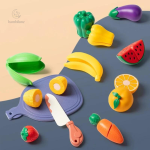 Set découpe de fruits Montessori pour enfants de 3 à 4 ans