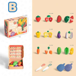 Jeu de découpe de fruits pour développer la motricité fine