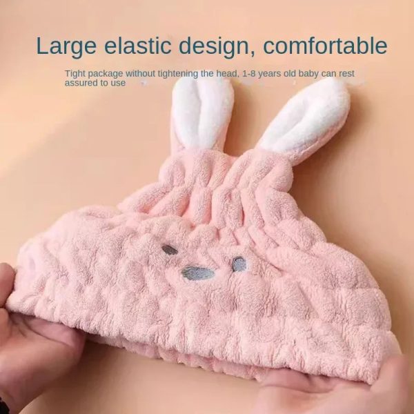 Accessoire stylé pour cheveux mouillés des enfants