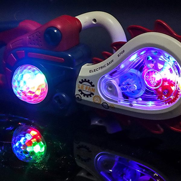 Scie portable avec effets sonores pour les petits