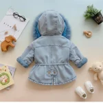 FurDream manteau en jean pour les petits
