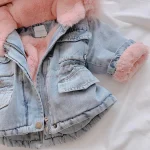 Vêtements d'hiver pour enfants, manteau avec capuche