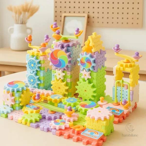 Jeu de construction stimulant pour l'esprit des enfants