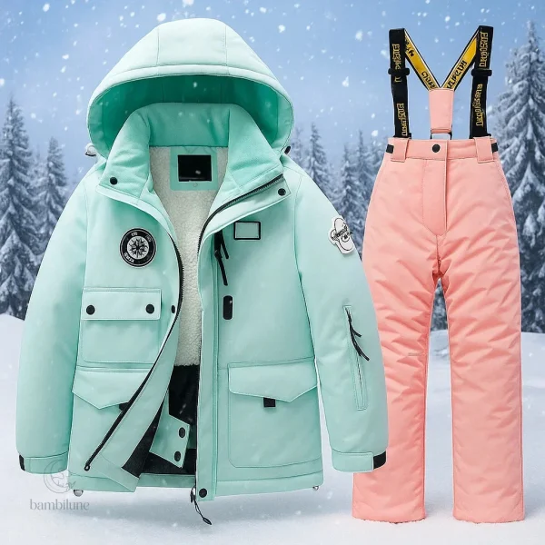 GlacierFit – Combinaison de ski respirante pour enfants