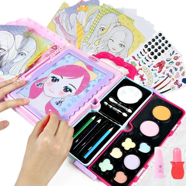 Glam Draw - Set de maquillage pour enfants de 5 à 6 ans