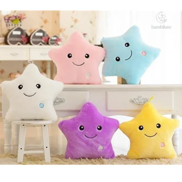 Oreiller câlin étoilé pour des nuits apaisantes
