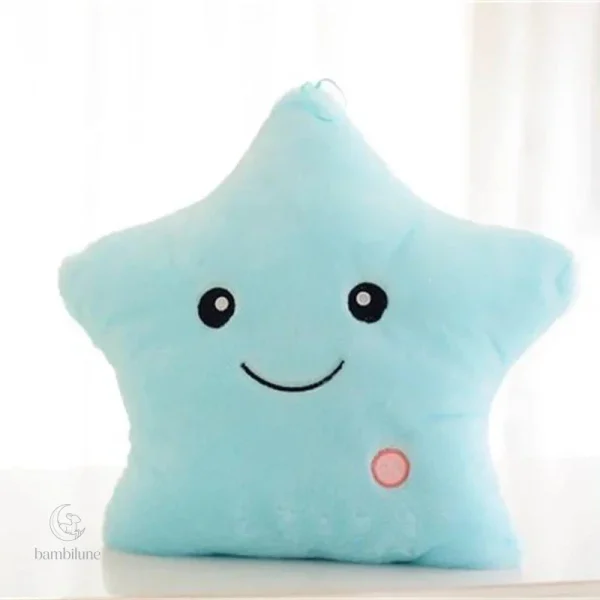 Coussin Glow Star pour une ambiance magique au lit