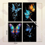 Set de cartes amusantes à gratter pour enfants