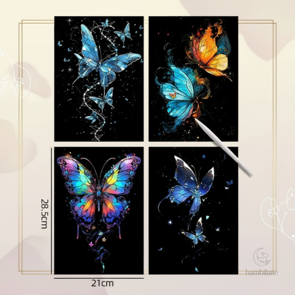 Set de cartes amusantes à gratter pour enfants