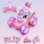 Voiture RC licorne GlowRide pour enfants de 3 à 4 ans