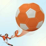 Ballon de football Curve pour enfants de 3 à 4 ans