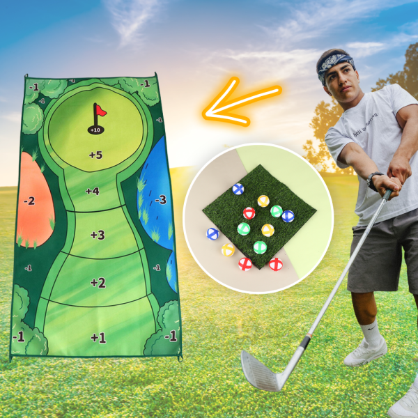 Jeu actif de golf pour le plein air, amusant et interactif