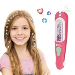 Création de motifs scintillants dans les cheveux