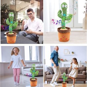 Cactus dansant, réagit aux sons pour le plaisir des bébés