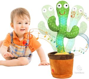 Jouet musical cactus, stimule l'éveil des enfants