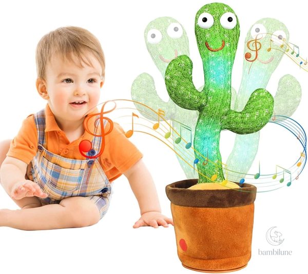 Jouet musical cactus, stimule l'éveil des enfants