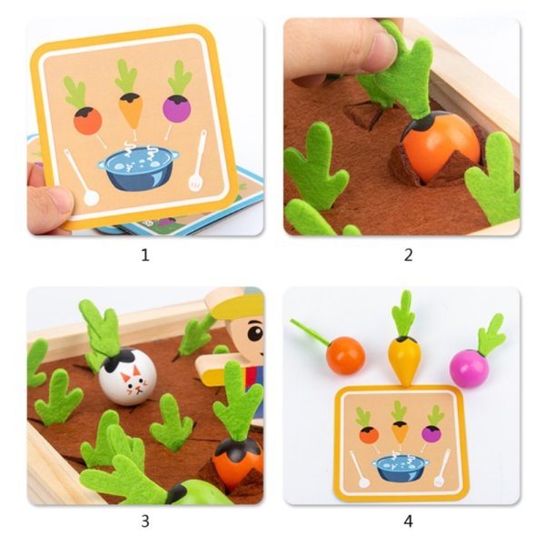 Jardin de légumes - Activité ludique pour jeunes enfants