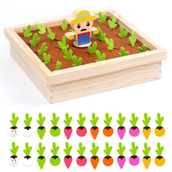 Jeu interactif de légumes - Amusement pour 1 à 2 ans