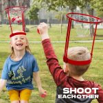 Bandeau amusant pour un jeu de basket en famille