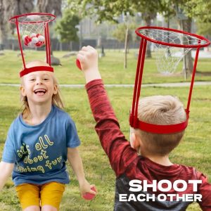 Bandeau amusant pour un jeu de basket en famille