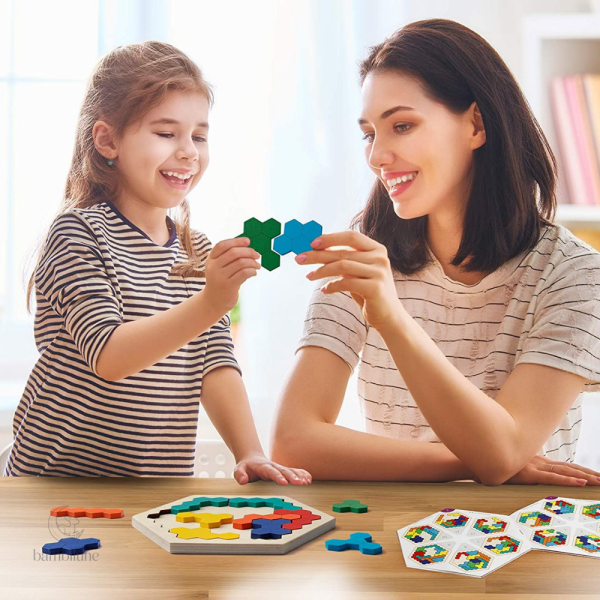 Puzzle coloré pour développer la motricité des tout-petits