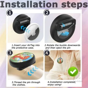 Broche de sécurité pour dispositifs AirTag