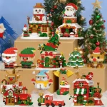 Mini-briques de Noël Joyeux et décoratif