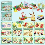 Jouets de Noël uniques : briques colorées à créer