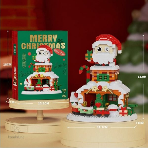 Mini-briques de Noël Joyeux et décoratif - vue 3