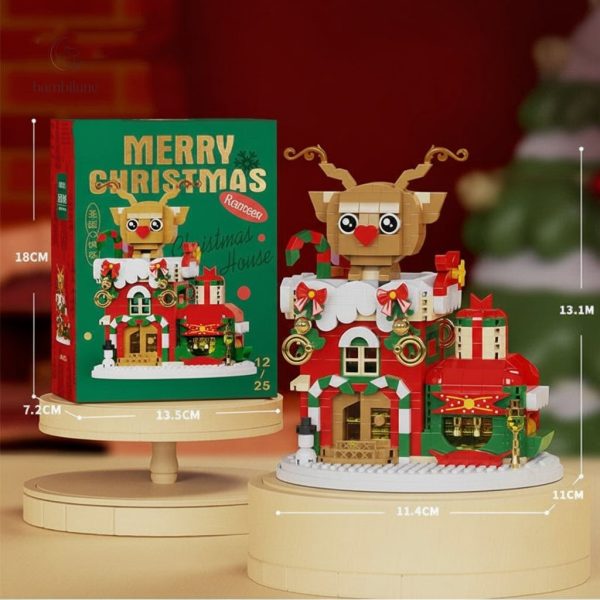 Mini-briques de Noël Joyeux et décoratif - vue 5