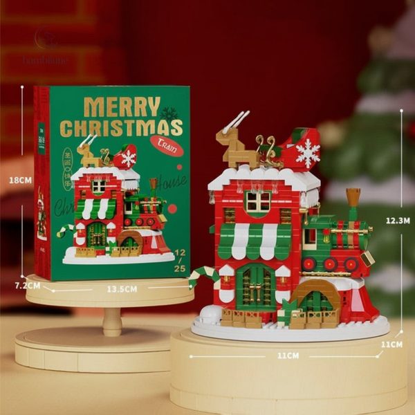 Mini-briques de Noël Joyeux et décoratif - vue 6