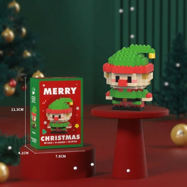 Mini-briques de Noël Joyeux et décoratif - vue 7