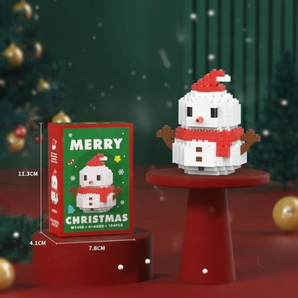 Mini-briques de Noël Joyeux et décoratif - vue 10