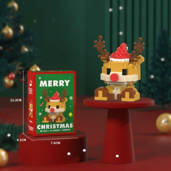 Mini-briques de Noël Joyeux et décoratif - vue 12