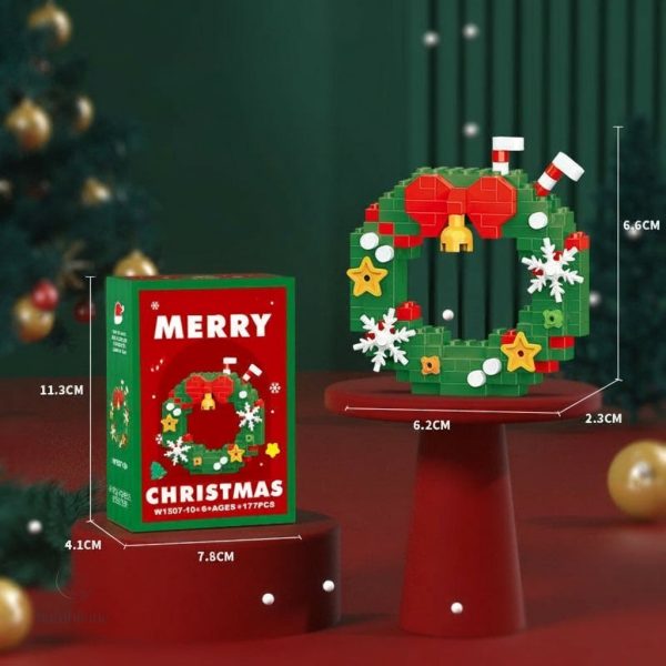 Mini-briques de Noël Joyeux et décoratif - vue 14