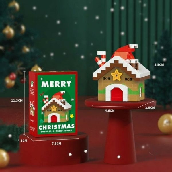 Jouets de Noël amusants : mini-briques à construire