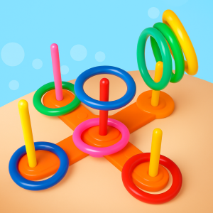 Hoop Ring Toss – Jeu de lancer d'anneaux d'extérieur