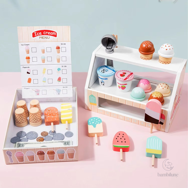 Jeu de glaces : plaisir créatif pour les enfants en bas âge