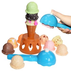 Jeu de Piles de Glaces - Équilibre des Saveurs pour enfants
