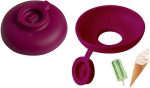 Porte-glace festif en silicone, parfait pour les événements familiaux