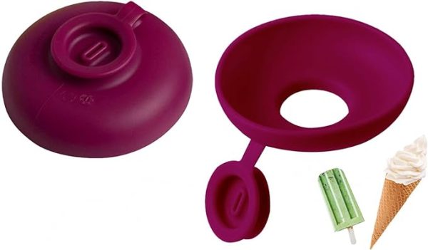 Porte-glace festif en silicone, parfait pour les événements familiaux