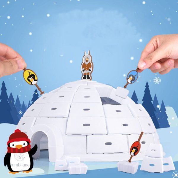Activité ludique autour de la glace et des igloos pour petits