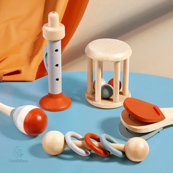 Instrument Montessori pour éveiller les sens des bébés