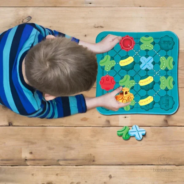 Ensemble de routes logiques pour stimuler la créativité des enfants