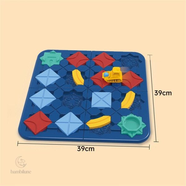 Jeu adapté aux jeunes enfants pour explorer la logique et la créativité