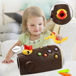 Jeu magnétique des vers - Magnetic Woodpecker Game