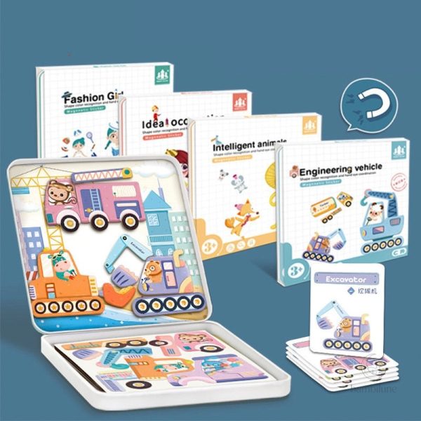 Jouet éducatif Montessori en bois pour enfants de 2 à 3 ans