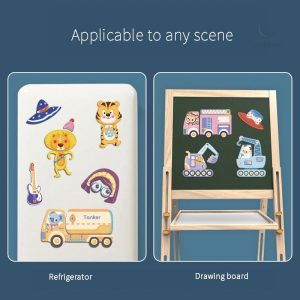 Puzzle animalier magnétique pour éveiller les jeunes enfants