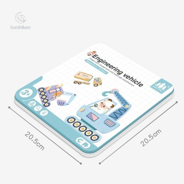 Puzzle animalier magnétique pour développer la motricité fine