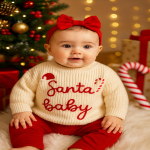 Pull de Noël douillet, idéal pour les fêtes d'hiver